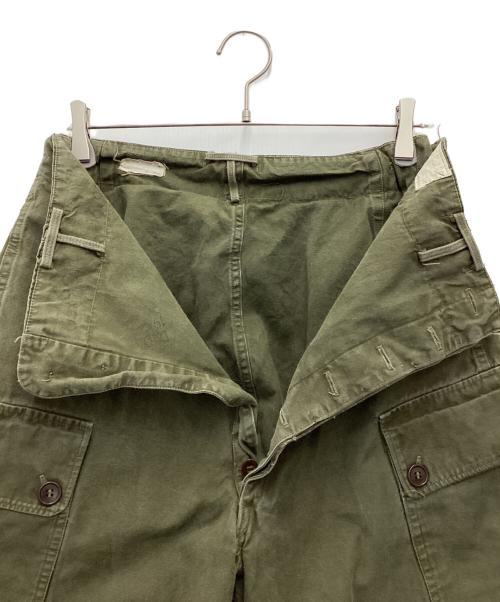 A.M.SEYNAEVE（エー エム セイナーブ）A.M.SEYNAEVE (エー エム セイナーブ) ダブルフェイスカーゴパンツ ミリタリーパンツ オランダ軍 50S オリーブ サイズ:SIZE 91cm (W36)の古着・服飾アイテム