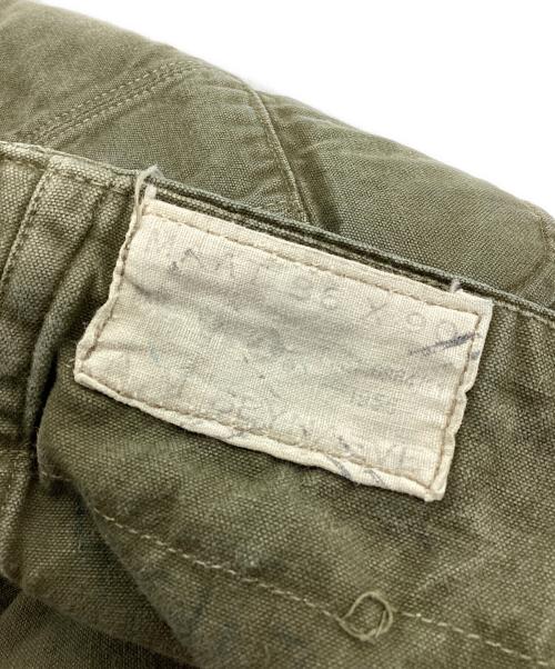 A.M.SEYNAEVE（エー エム セイナーブ）A.M.SEYNAEVE (エー エム セイナーブ) ダブルフェイスカーゴパンツ ミリタリーパンツ オランダ軍 50S オリーブ サイズ:SIZE 91cm (W36)の古着・服飾アイテム