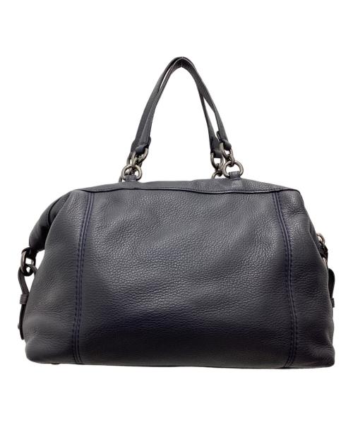 COACH（コーチ）COACH (コーチ) 2WAYバッグ ネイビーの古着・服飾アイテム