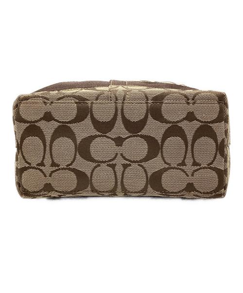 COACH（コーチ）COACH (コーチ) ハンドバッグ ブラウンの古着・服飾アイテム