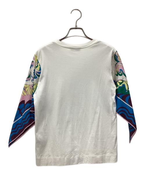 Emilio Pucci（エミリオ プッチ）Emilio Pucci (エミリオ プッチ) 半袖Tシャツ ホワイト サイズ:SIZE Sの古着・服飾アイテム