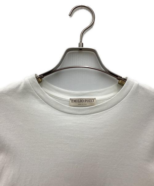 Emilio Pucci（エミリオ プッチ）Emilio Pucci (エミリオ プッチ) 半袖Tシャツ ホワイト サイズ:SIZE Sの古着・服飾アイテム