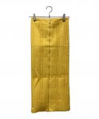 FENDIフェンディ）の古着「プリーツスカート」｜イエロー