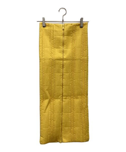 FENDI（フェンディ）FENDI (フェンディ) プリーツスカート イエロー サイズ:SIZE 36 未使用品の古着・服飾アイテム