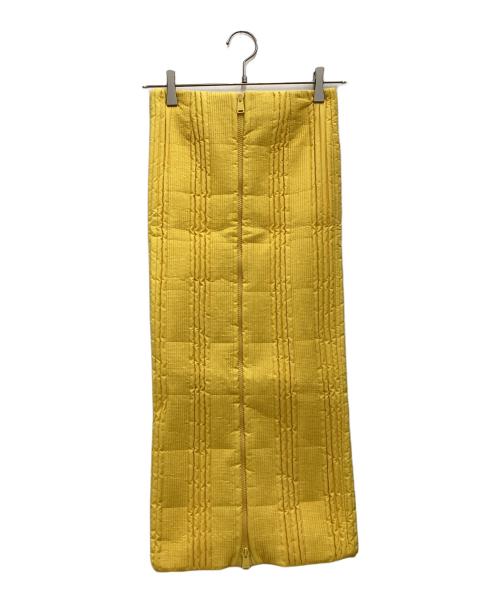 FENDI（フェンディ）FENDI (フェンディ) プリーツスカート イエロー サイズ:SIZE 36 未使用品の古着・服飾アイテム