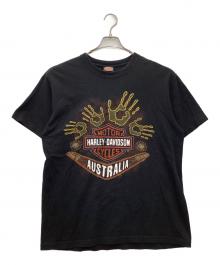 HARLEY-DAVIDSON（ハーレーダビッドソン）の古着「半袖Tシャツ オーストラリア 推定 90s～」｜ブラック