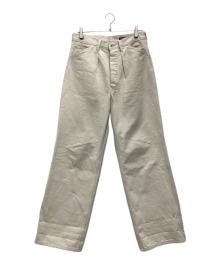 MHL（エムエイチエル）の古着「ワークパンツ」｜アイボリー