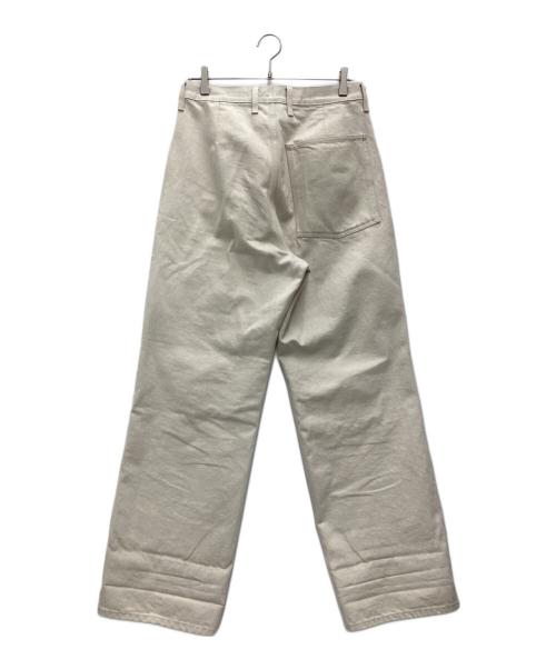 MHL（エムエイチエル）MHL (エムエイチエル) ワークパンツ アイボリー サイズ:SIZE 73.5cm (W29)の古着・服飾アイテム