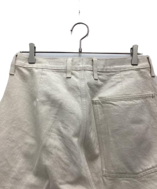 MHL（エムエイチエル）MHL (エムエイチエル) ワークパンツ アイボリー サイズ:SIZE 73.5cm (W29)の古着・服飾アイテム