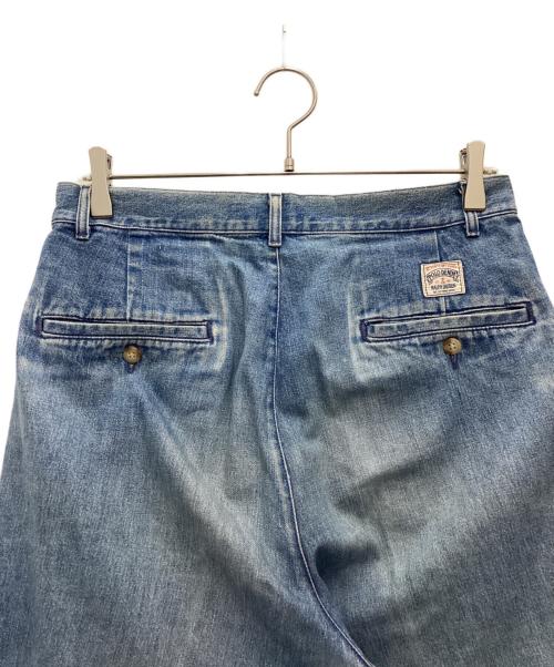 POLO RALPH LAUREN（ポロ・ラルフローレン）POLO RALPH LAUREN (ポロ・ラルフローレン) デニムスラックス 90's スカイブルー サイズ:SIZE 29の古着・服飾アイテム