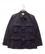 US ARMYユーエスアーミー）の古着「リップストップ ミリタリージャケット BDU Jacket」｜ネイビー