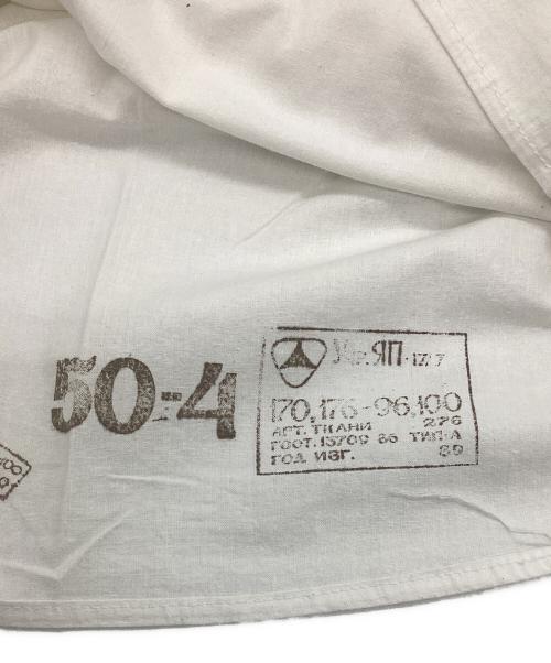 MILITARY（ミリタリー）MILITARY (ミリタリー) ロシア軍 スリーピングシャツ 推定80s ホワイト サイズ:SIZE 不明の古着・服飾アイテム