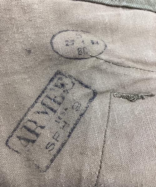 MILITARY（ミリタリー）MILITARY (ミリタリー) M-47 推定前期50s ミリタリーパンツ ボタンフライ・スラッシュポケット・比翼使用 オリーブ サイズ:SIZE 不明の古着・服飾アイテム