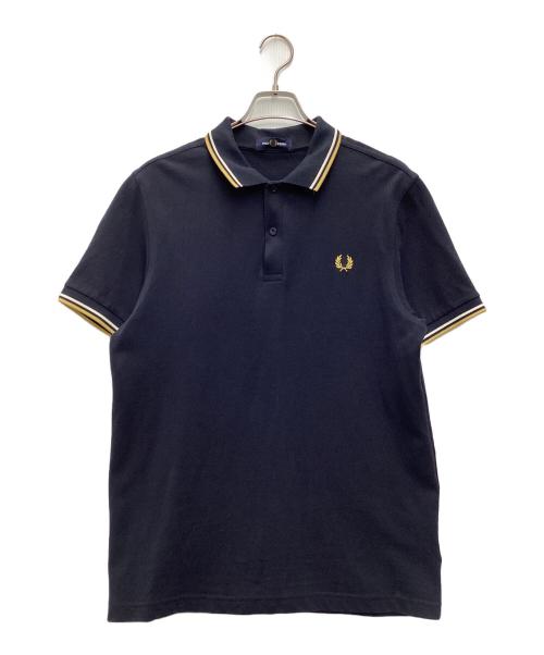 FRED PERRY（フレッドペリー）FRED PERRY (フレッドペリー) ポロシャツ ネイビー サイズ:SIZE Lの古着・服飾アイテム