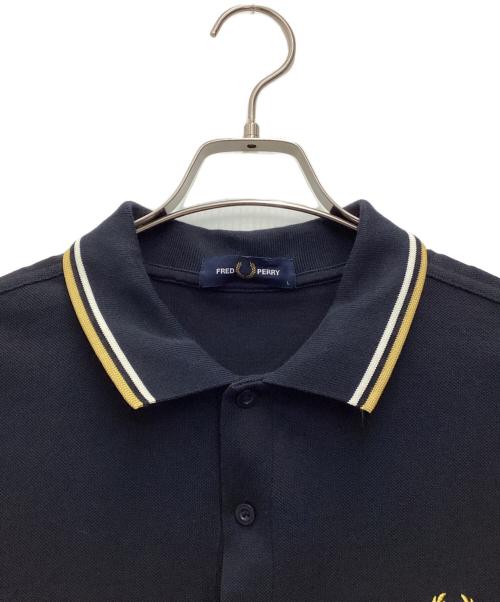 FRED PERRY（フレッドペリー）FRED PERRY (フレッドペリー) ポロシャツ ネイビー サイズ:SIZE Lの古着・服飾アイテム
