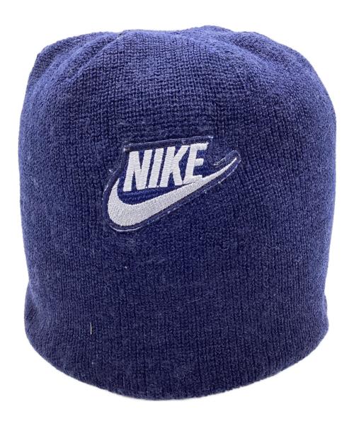 NIKE（ナイキ）NIKE (ナイキ) ニット帽　90s ネイビーの古着・服飾アイテム