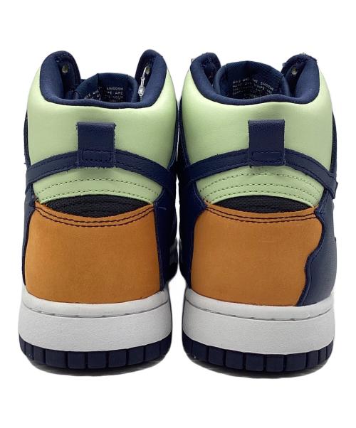 NIKE（ナイキ）NIKE (ナイキ) W NIKE DUNK HIGH LX グリーン×ネイビー サイズ:SIZE26.5cmの古着・服飾アイテム