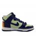 中古・古着 NIKE (ナイキ) W NIKE DUNK HIGH LX グリーン×ネイビー サイズ:SIZE26.5cm：6000円