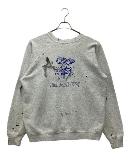 FRUIT OF THE LOOM（フルーツオブザルーム）FRUIT OF THE LOOM (フルーツオブザルーム) スウェット 90s ペイント加工 グレー サイズ:SIZE XXLの古着・服飾アイテム