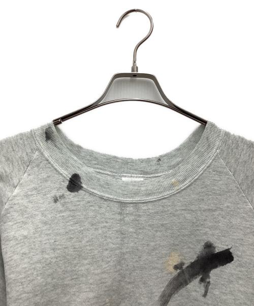 FRUIT OF THE LOOM（フルーツオブザルーム）FRUIT OF THE LOOM (フルーツオブザルーム) スウェット 90s ペイント加工 グレー サイズ:SIZE XXLの古着・服飾アイテム