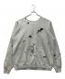 FRUIT OF THE LOOM（フルーツオブザルーム）の古着「スウェット 90s ペイント加工」｜グレー