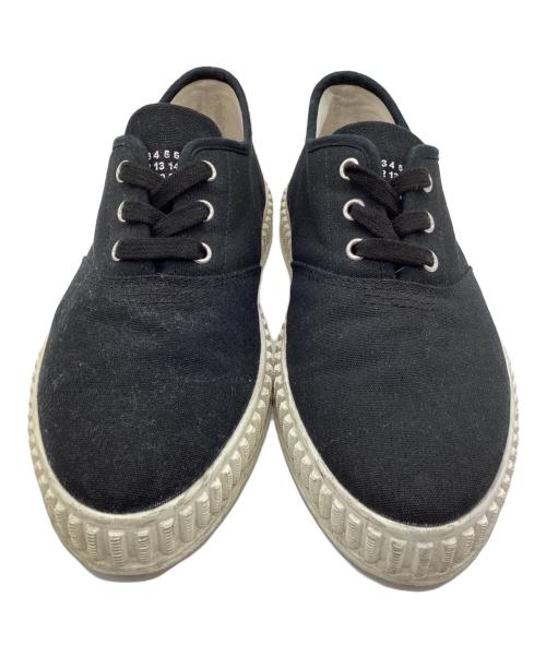 Maison Margiela（メゾンマルジェラ）Maison Margiela (メゾンマルジェラ) ローカットスニーカー ブラック サイズ:SIZE 39の古着・服飾アイテム