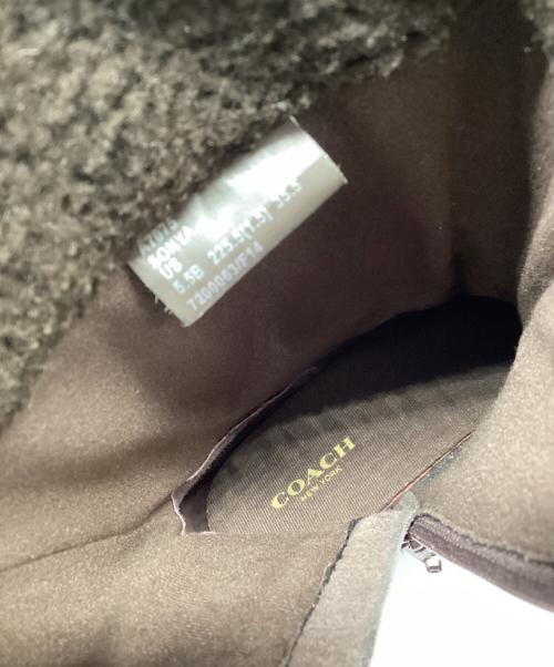 COACH（コーチ）COACH (コーチ) シグネチャー ミドルブーツ ベージュ サイズ:SIZE US5.5の古着・服飾アイテム