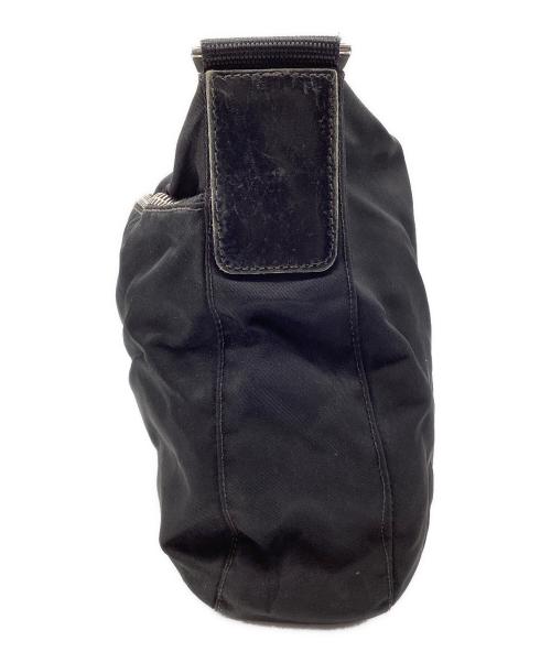 PRADA（プラダ）PRADA (プラダ) ナイロンショルダーバッグ ブラックの古着・服飾アイテム