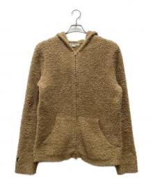 barefoot dreams×Ron Herman（ベアフットドリームス×ロンハーマン）の古着「フリースジップパーカー」｜カーキ
