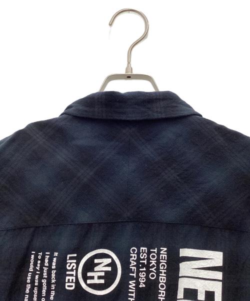 NEIGHBORHOOD（ネイバーフッド）NEIGHBORHOOD (ネイバーフッド) WIND AND SEA (ウィンダンシー) 長袖シャツ ネイビー サイズ:SIZE Mの古着・服飾アイテム