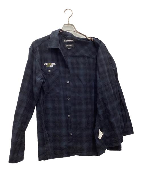 NEIGHBORHOOD（ネイバーフッド）NEIGHBORHOOD (ネイバーフッド) WIND AND SEA (ウィンダンシー) 長袖シャツ ネイビー サイズ:SIZE Mの古着・服飾アイテム