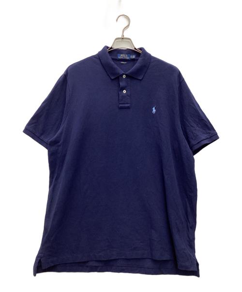 POLO RALPH LAUREN（ポロ・ラルフローレン）POLO RALPH LAUREN (ポロ・ラルフローレン) 半袖ポロシャツ ネイビー サイズ:SIZE XLの古着・服飾アイテム