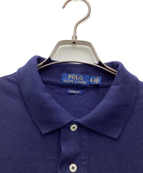 POLO RALPH LAUREN（ポロ・ラルフローレン）POLO RALPH LAUREN (ポロ・ラルフローレン) 半袖ポロシャツ ネイビー サイズ:SIZE XLの古着・服飾アイテム
