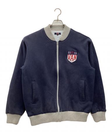 SAGAWA スタジャン ネイビーグレー 中古・古着通販】VAN (ヴァン) スタジャン ネイビー×グレー サイズ