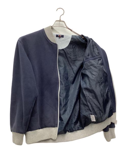 VAN（ヴァン）VAN (ヴァン) スタジャン ネイビー×グレー サイズ:SIZE LLの古着・服飾アイテム