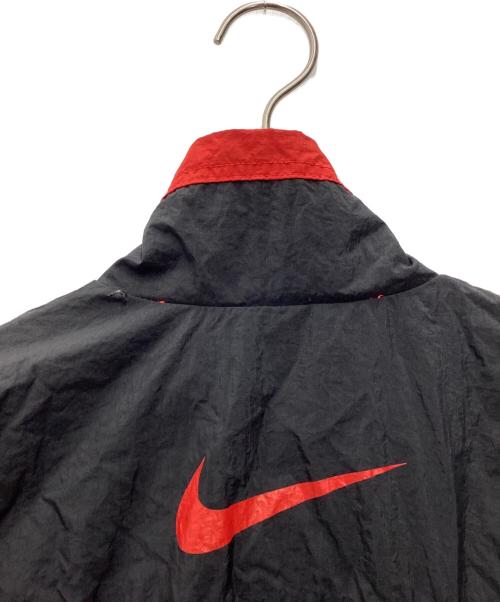 NIKE（ナイキ）NIKE (ナイキ) ナイロンジャケット 銀タグ 90s  レッド×ブラック サイズ:SIZE Mの古着・服飾アイテム