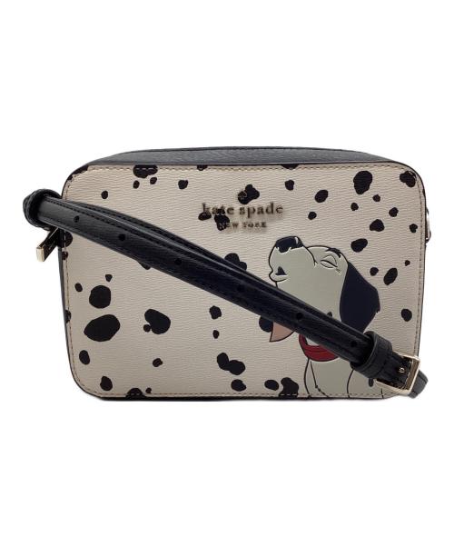 Kate Spade（ケイトスペード）Kate Spade (ケイトスペード) Disney (ディズニー) ショルダーバッグ 101匹わんちゃん ブラック×ホワイトの古着・服飾アイテム