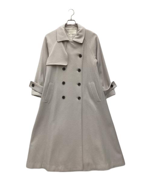eimy istoire（エイミーイストワール）eimy istoire (エイミーイストワール) エアリーウールトレンチコート ベージュ サイズ:SIZE Sの古着・服飾アイテム