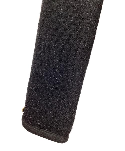 Apuweiser-riche（アプワイザーリッシェ）Apuweiser-riche (アプワイザーリッシェ) ブレードショートツイードジャケット ブラック サイズ:SIZE 1の古着・服飾アイテム