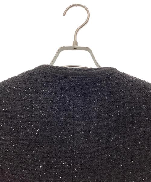 Apuweiser-riche（アプワイザーリッシェ）Apuweiser-riche (アプワイザーリッシェ) ブレードショートツイードジャケット ブラック サイズ:SIZE 1の古着・服飾アイテム