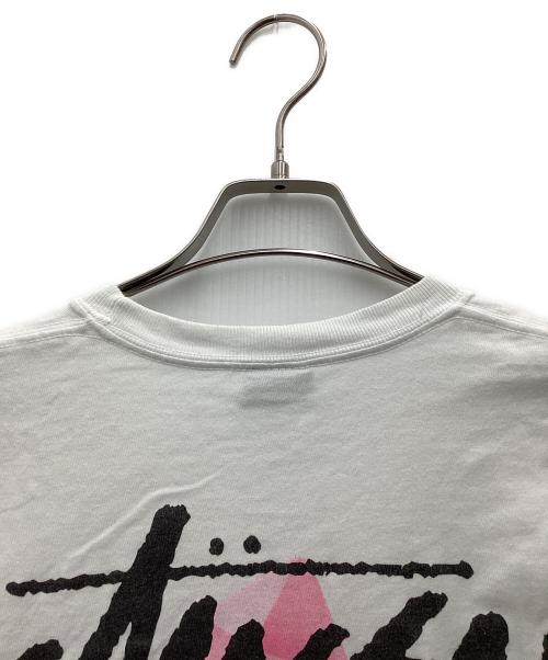 stussy（ステューシー）stussy (ステューシー) Reflection Tee 半袖カットソー ホワイト サイズ:SIZE Mの古着・服飾アイテム