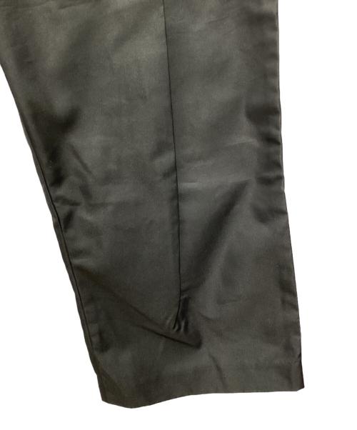 NESHU（-）NESHU (-) straight tuck pants スラックス ブラック サイズ:SIZE Lの古着・服飾アイテム