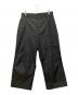 NESHU（-）の古着「straight tuck pants スラックス」｜ブラック