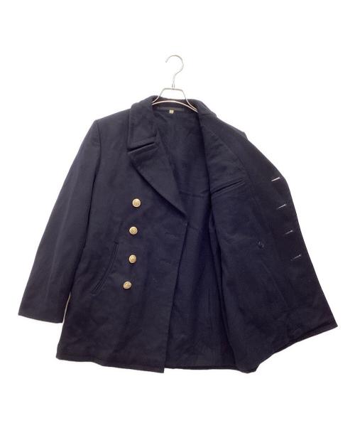 MILITARY（ミリタリー）MILITARY (ミリタリー) ダブルPコート ブラック サイズ:SIZE 不明の古着・服飾アイテム