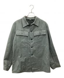 MILITARY（ミリタリー）の古着「デニムジャケット」｜グリーン×グレー