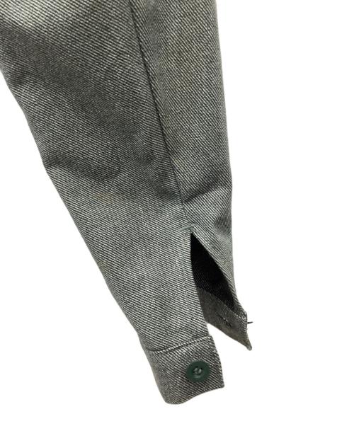 MILITARY（ミリタリー）MILITARY (ミリタリー) デニムジャケット グリーン×グレー サイズ:SIZE Lの古着・服飾アイテム