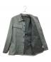 中古・古着 MILITARY (ミリタリー) デニムジャケット グリーン×グレー サイズ:SIZE L：7000円