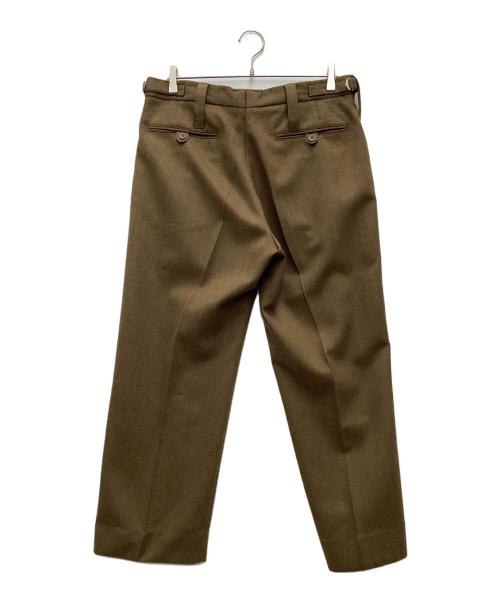 MILITARY（ミリタリー）MILITARY (ミリタリー) NO2ドレスパンツ スラックス イギリス軍 ブラウン サイズ:SIZE 88.5cm (W35)の古着・服飾アイテム