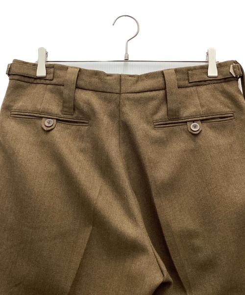 MILITARY（ミリタリー）MILITARY (ミリタリー) NO2ドレスパンツ スラックス イギリス軍 ブラウン サイズ:SIZE 88.5cm (W35)の古着・服飾アイテム