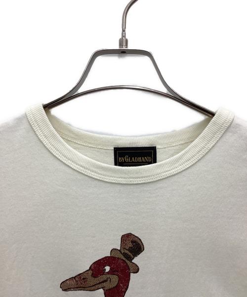 BY GLAD HAND（バイ グラッド ハンド）BY GLAD HAND (バイ グラッド ハンド) 長袖カットソー アイボリー サイズ:SIZE XLの古着・服飾アイテム